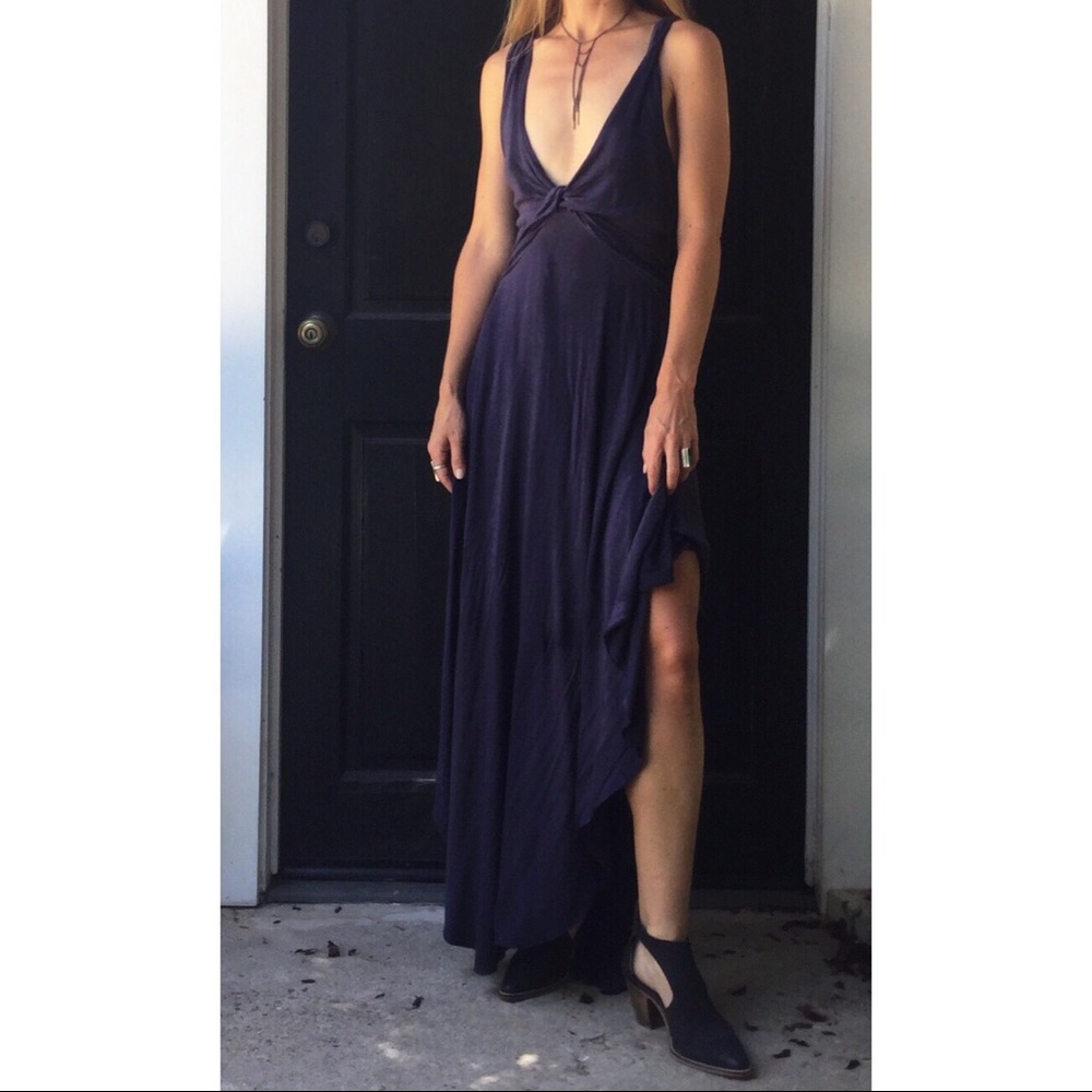 Free People Indigo Summer Boho Dress